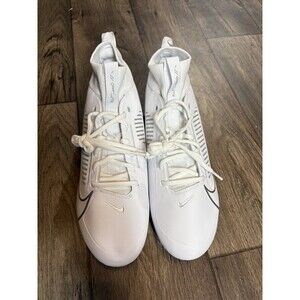 Nike Vapor Edge Pro 360 2 White Silver Football Cleats DA5456-102 Men's Size 13